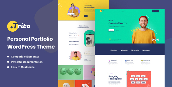 Trito - Personal Portfolio WordPress Theme icon