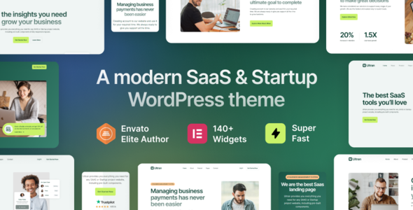 Ultran - SaaS & Startup WordPress Theme icon