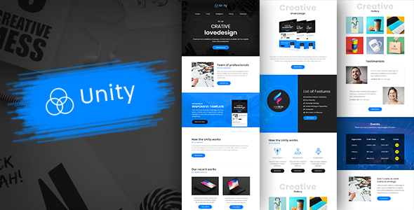 Unity-Multipurpose Responsive Business Email Template + Builder icon