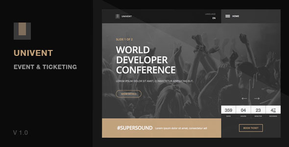 Univent | Event Landing Page & Ticketing icon