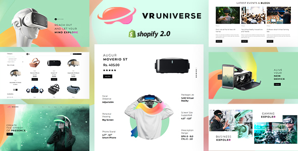 VRUniverse - Virtual Reality Store Shopify Theme icon