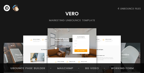 Vero - Marketing Unbounce Template icon