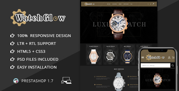 Watch Glow - Prestashop 1.7 Responsive Theme icon