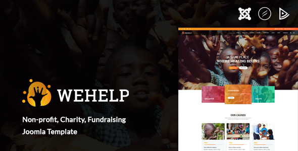 WeHelp - Charity, Non-profit, fundraising Joomla Template icon