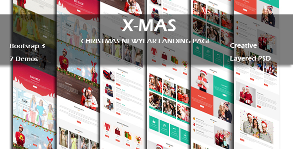 X-MAS - Multipurpose Responsive HTML Landing Page icon