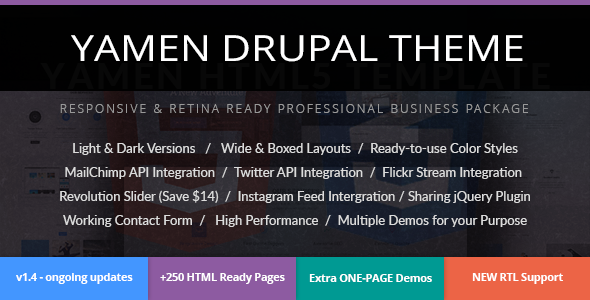 YAMEN - Responsive Business Drupal 7 Theme icon
