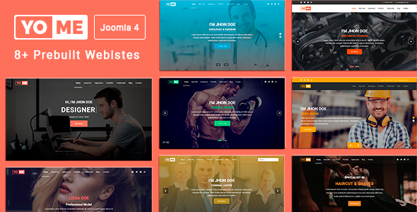 YoMe - Multipurpose Resume & Portfolio Joomla 4 Template icon