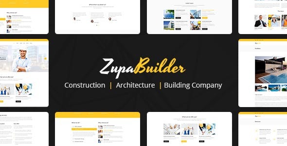 ZupaBuilder – Building and Architectural Joomla Template icon