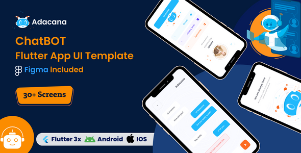 Adacana - Chatbot Flutter App UI Template(Figma Included) icon
