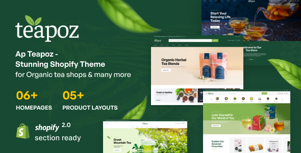 Ap Teapoz - Organic Tea Shop Shopify Theme icon