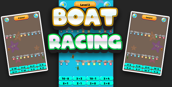 Boat Racing - Cross Platform Math Game icon