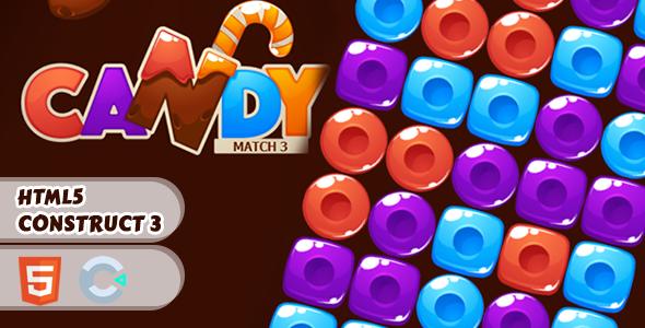 Candy Match3 Construct 3 HTML 5 Game icon
