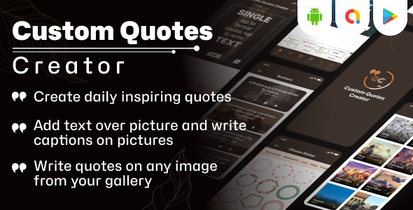 Custom Quotes Creator - Quotes Maker - Text on Photo - Quotes Photo Maker icon