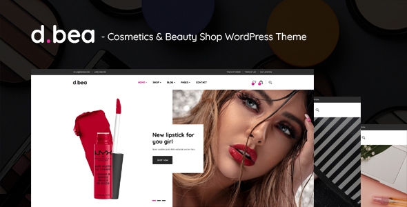 DBea - Cosmetics & Beauty Shop WordPress Theme icon