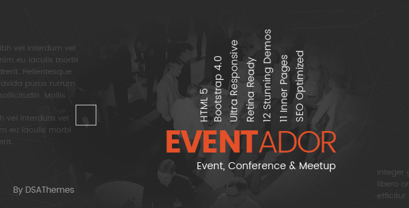 EventAdor Event Conference Marketing WordPress Theme icon