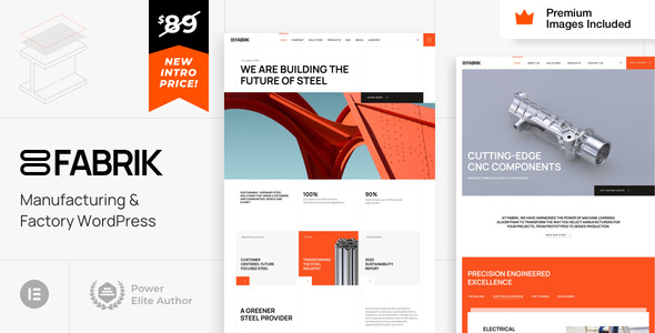 Fabrik - Manufacturing & Factory WordPress icon