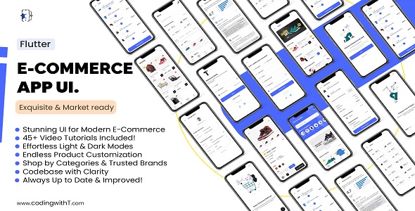 Flutter Modern and Minimal E-Commerce App UI Kit. icon