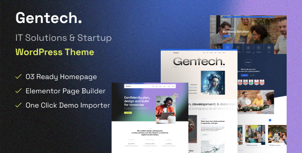 Gentech – IT Solutions & Startup WordPress Theme icon
