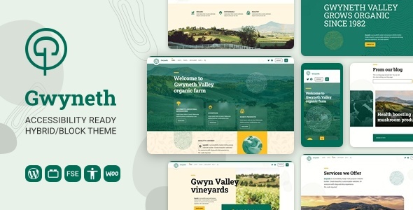 Gwyneth - Accessible Full Site Editing WordPress Block Theme icon