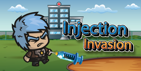 Injection Invasion Game- Endless Platformer Game - HTML5, Construct 3 icon
