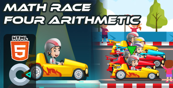 Math Race Four Arithmetic – HTML5 Game – C3P icon