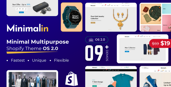 Minimalin - Minimal Multipurpose Shopify Theme OS 2.0 icon
