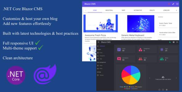 .NET Core Blazor - Content Management System