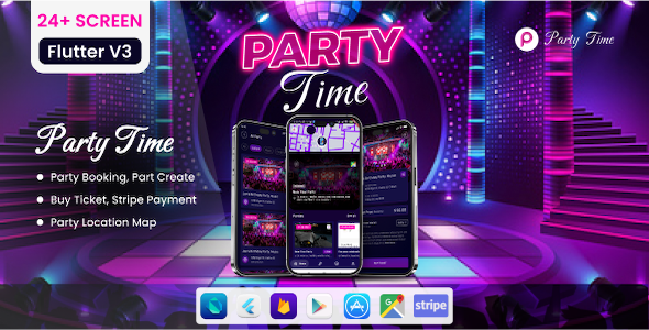 Party time - Android & IOS application icon