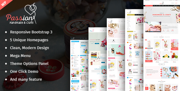 Passion - Handmade & Craft WooCommerce WordPress Theme icon