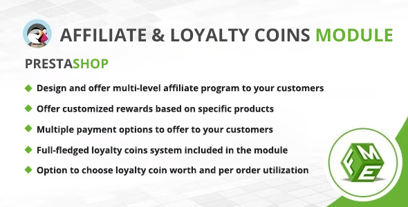 Prestashop Affiliate Module with Loyalty Coins icon