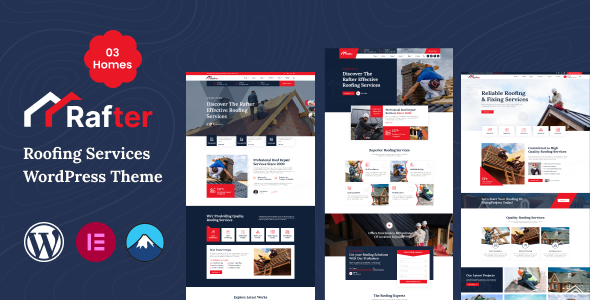 Rafter – Roofing Services WordPress Theme icon