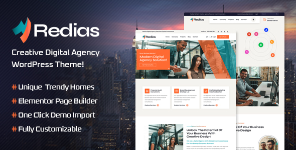 Redias - Creative Digital Agency WordPress Theme icon