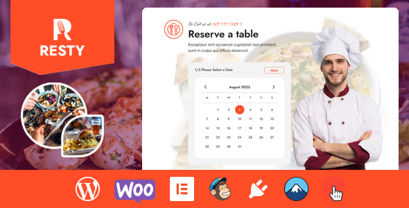 Resty - Restaurant WooCommerce WordPress Theme icon