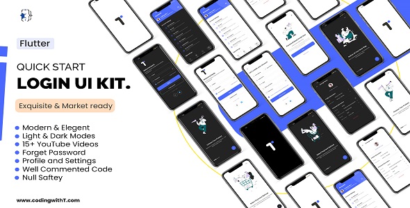 Sleek & Modern Flutter Login UI Kit - Save hours of effort icon