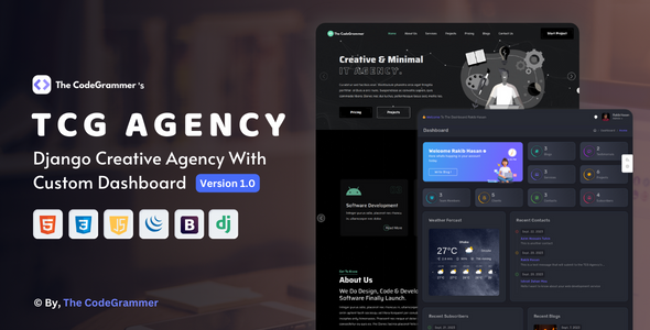 TCG AGENCY - Django Agency With Custom Dashboard icon