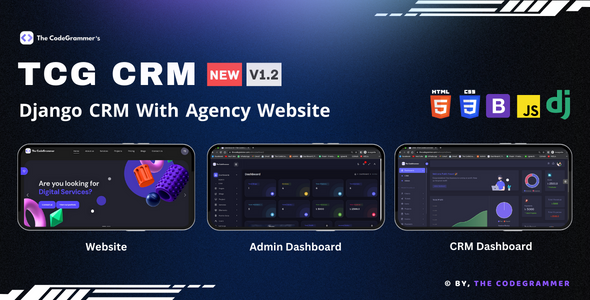 TCG CRM - Django CRM With Agency Website icon