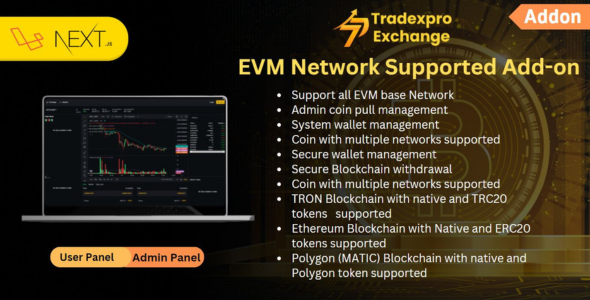 Tradexpro-EVM Network Supported Addon icon