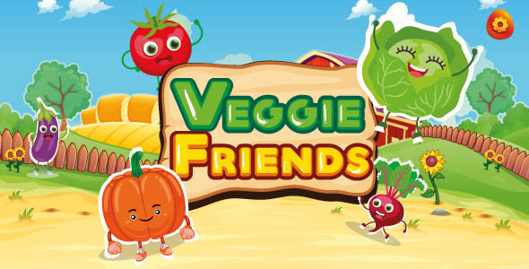 Veggie Friends - Educational Game - HTML5, Construct 3 icon