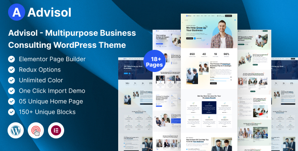 Advisol - Business Consulting WordPress Theme icon