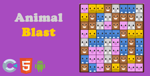 Animal Blast - HTML5 Game Construct 3 icon