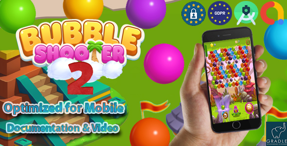 BUBBLE SHOOTER V2 (Admob + GDPR + Android Studio) icon