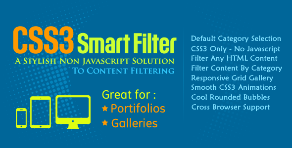 CSS3 Smart Filter icon