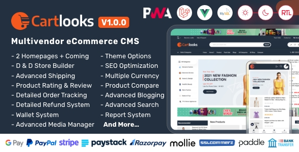 CartLooks | Laravel & VueJS Powered Multivendor Ecommerce CMS with PWA icon