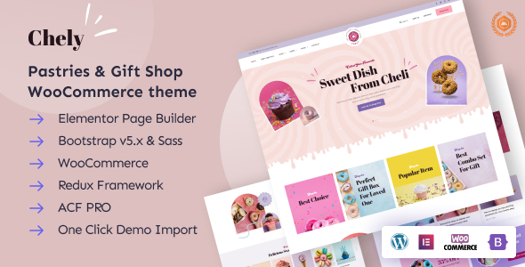 Chely - Pastries & Gift Shop WordPress Theme icon