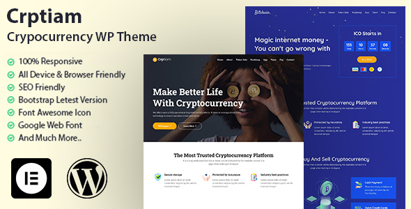 Crptiam - Cryptocurrency WordPress Theme icon