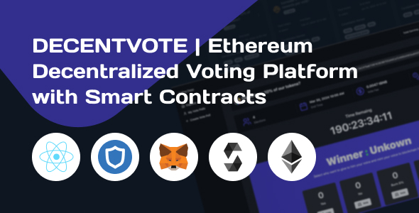 DECENTVOTE | Ethereum Decentralized Voting Platform with Smart Contracts icon