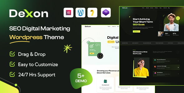 Dexon - SEO & Digital Marketing WordPress Theme icon