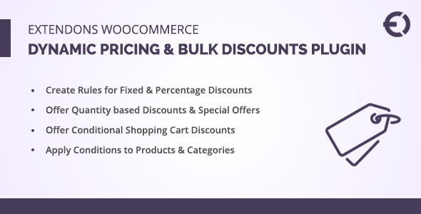 Extendons WooCommerce Dynamic Pricing Plugin & Bulk Discounts icon