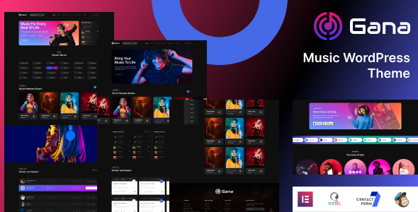 Gana - Music WordPress Theme icon