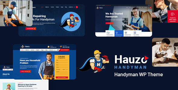 Hauzo - Handyman And Plumber WordPress Theme icon